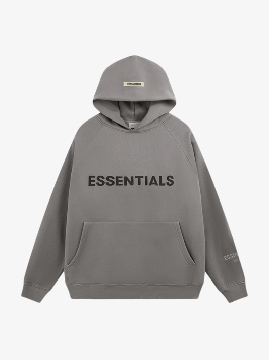 Dark Grey Essentials Hoodie