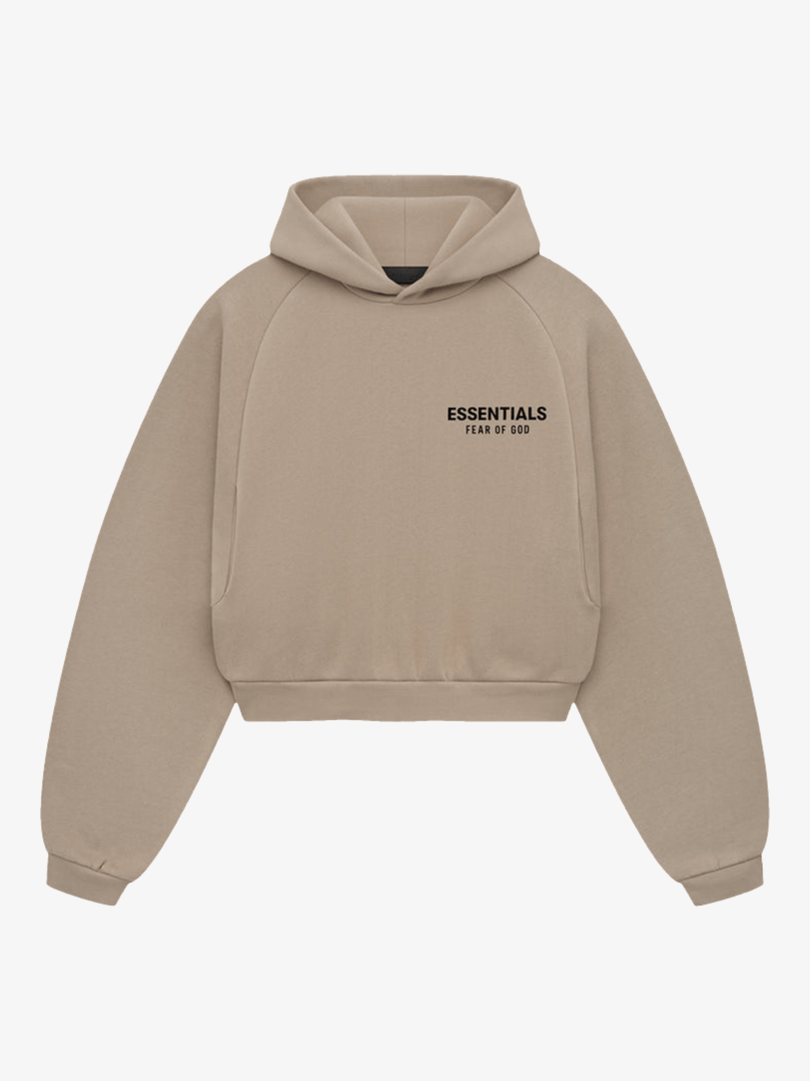 Essentials Fleece Crop Hoodie