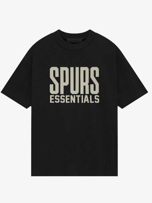 Essentials Spurs Black t Shirt