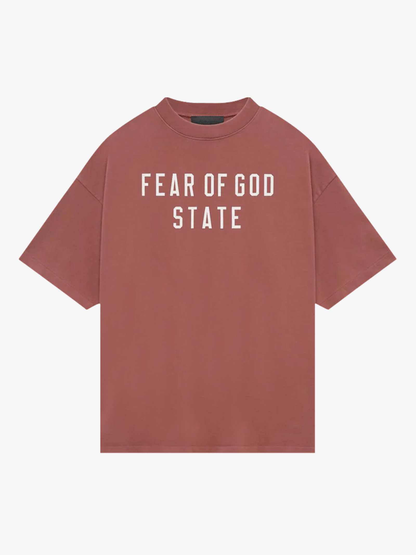 Fear Of God Essential Wine Crewneck t Shirt