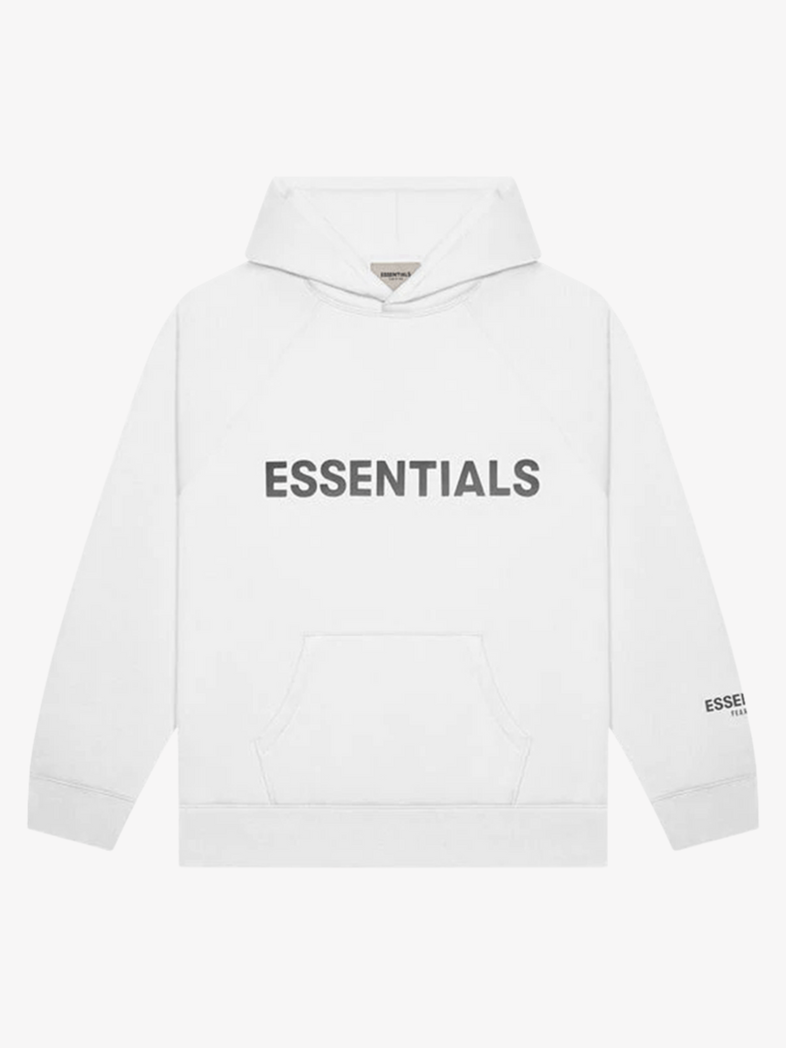 White Essentials Hoodie