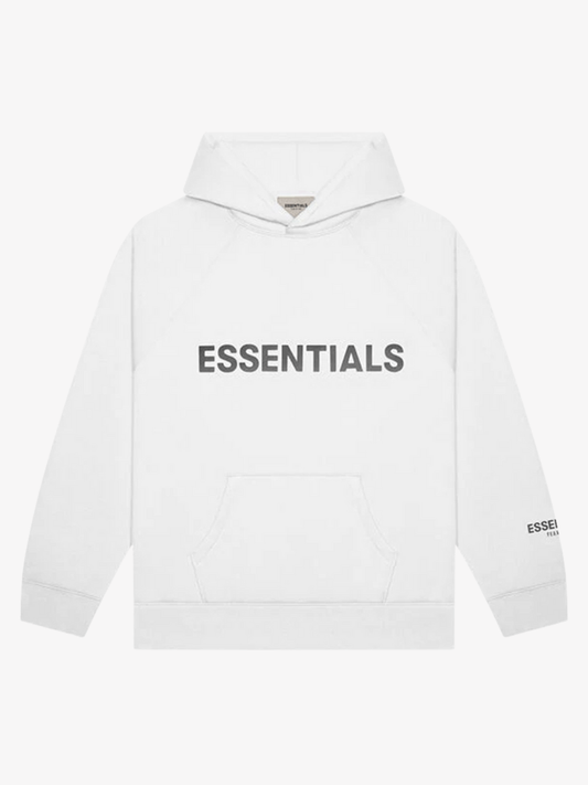 White Essentials Hoodie